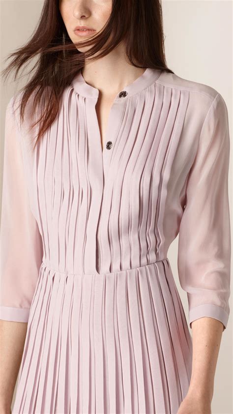 pink burberry silk dress|Women's Burberry Dresses .